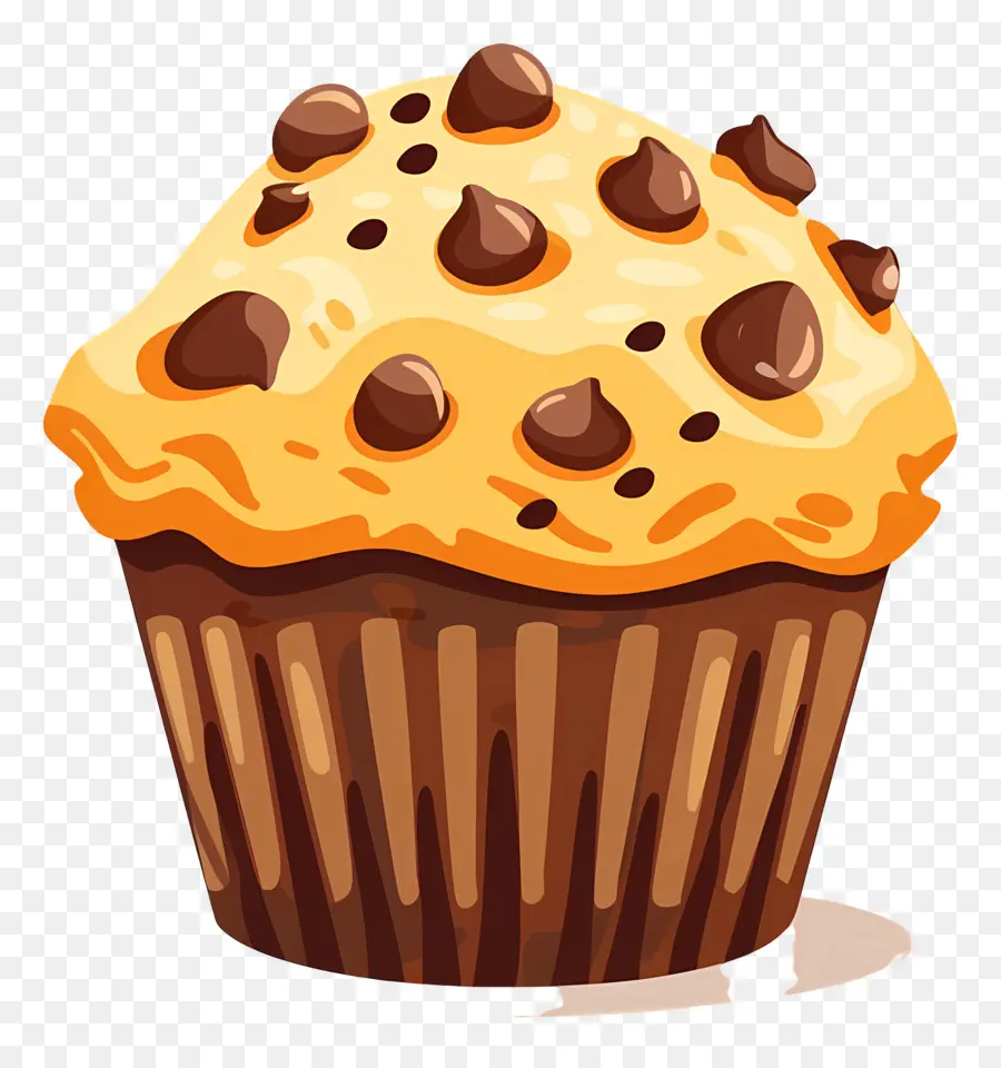 Muffin，Chiffre De Chocolat Muffin PNG