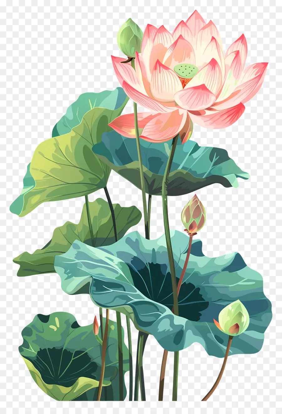 Fleur De Lotus，Nénuphar PNG