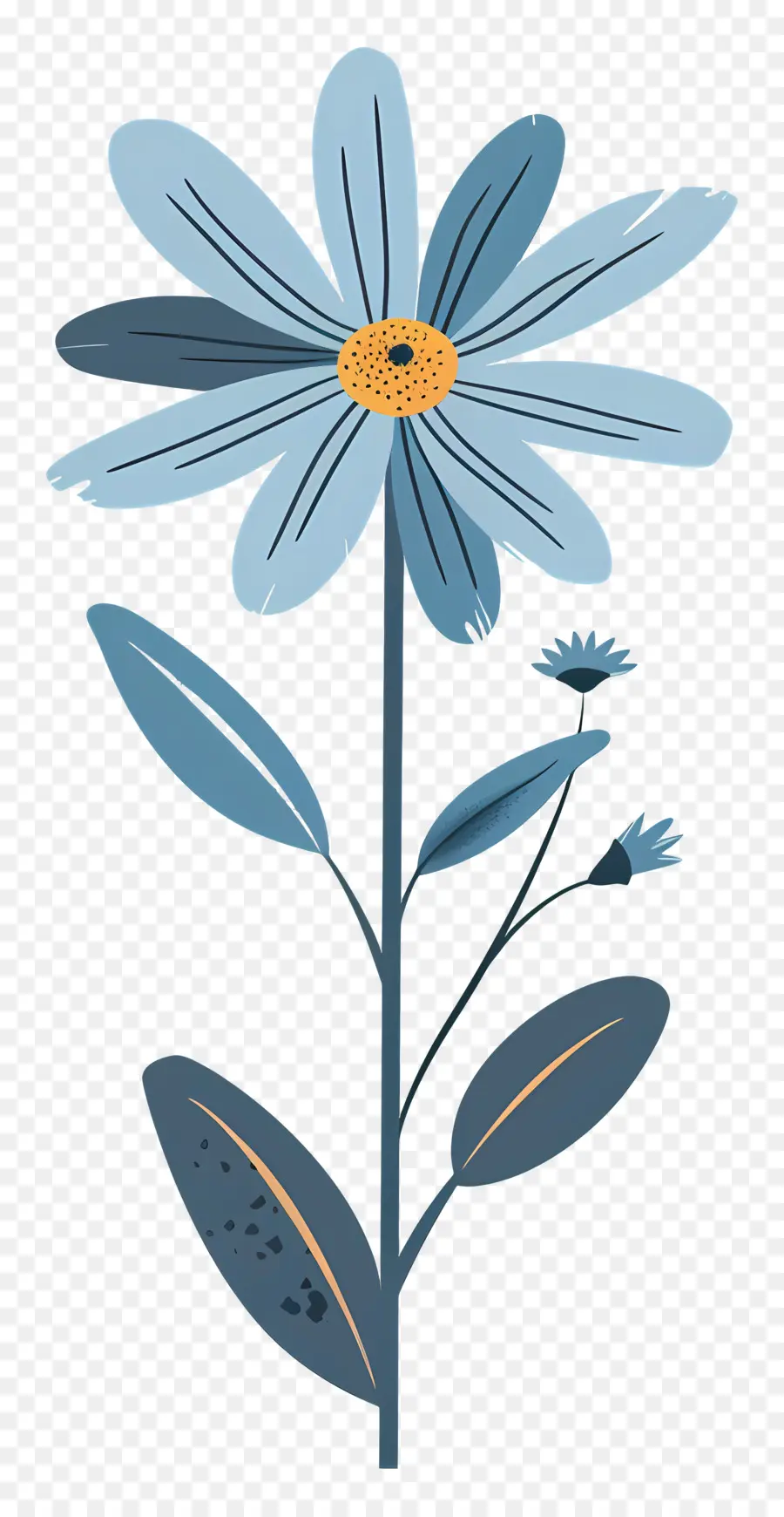 Marguerite Bleu，Fleur Bleue PNG