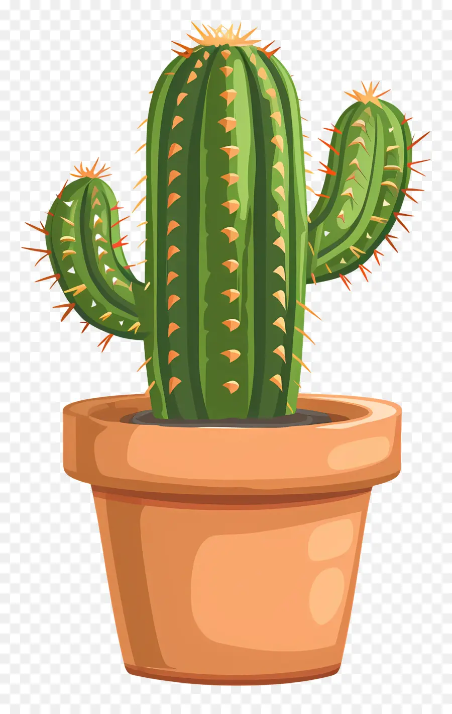 Cactus En Pot，Cactus PNG