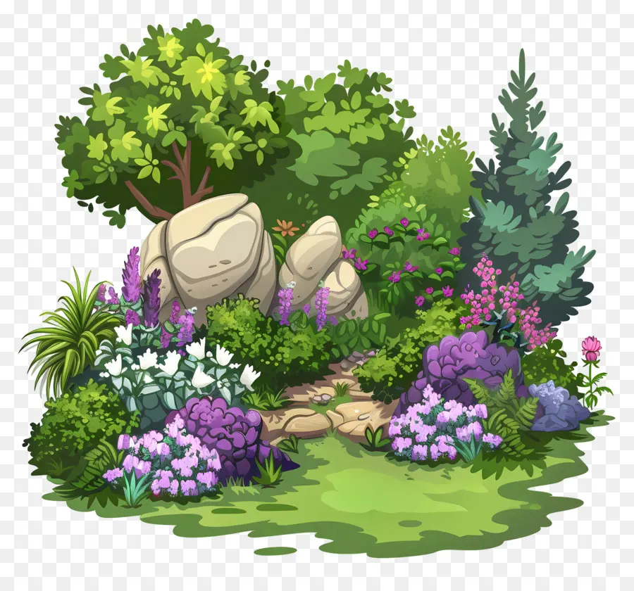 Jardin à L'anglaise，Jardin PNG