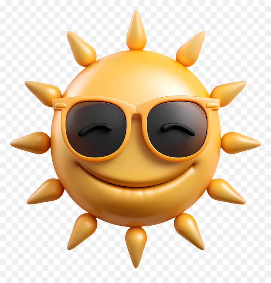 Face Au Soleil，Emoji PNG