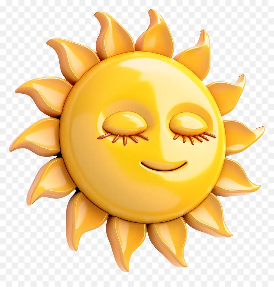 Face Au Soleil，Emoji PNG