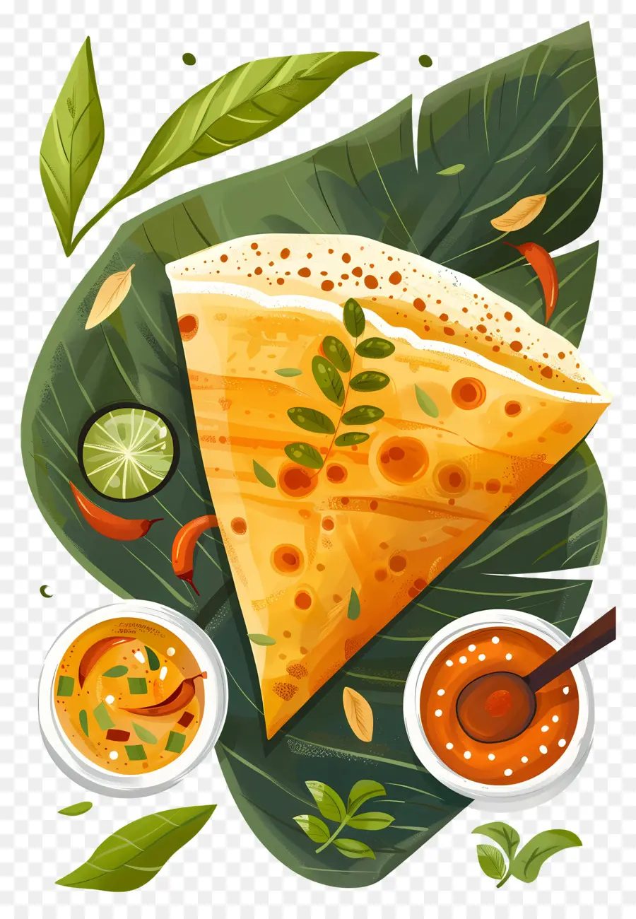 Dosa，Crêpes PNG