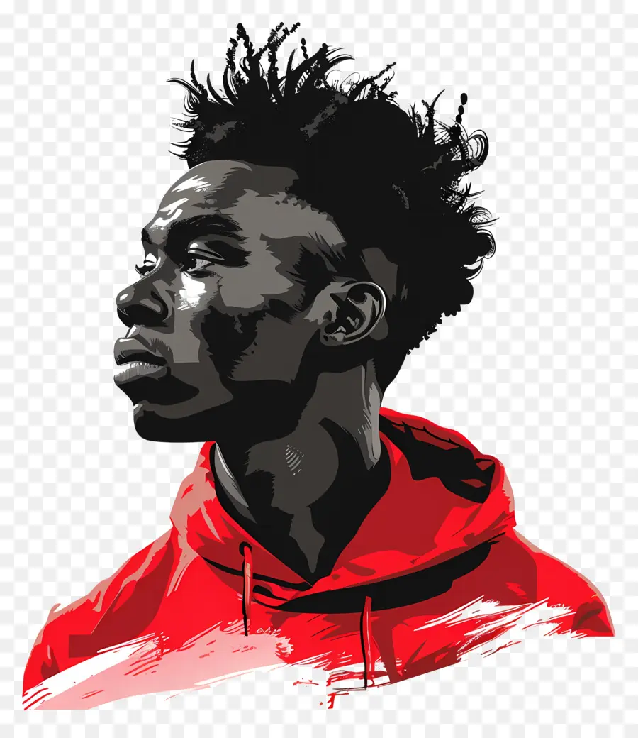 Alphonso Davies，Rouge à Capuche PNG