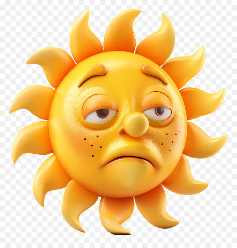 Face Au Soleil，Emoji PNG