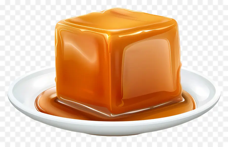 Cube De Caramel，Caramel PNG