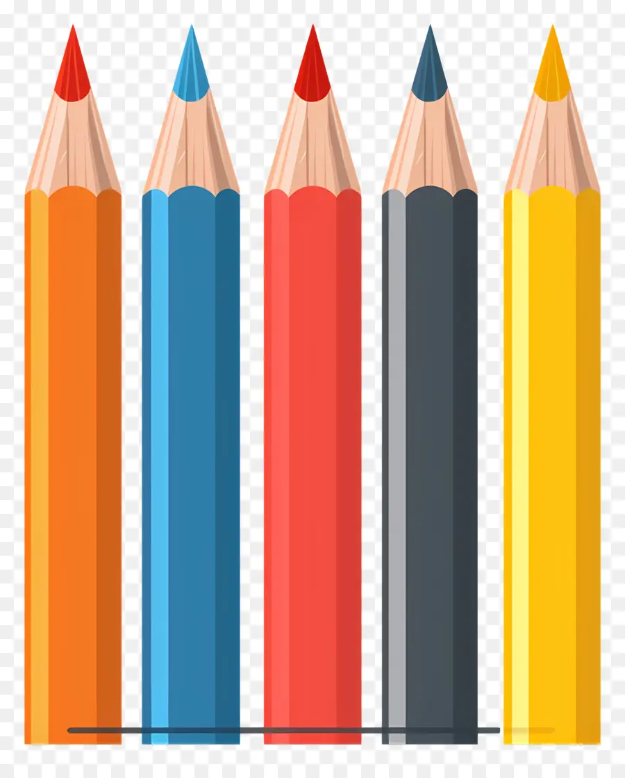 Crayons，Crayons De Couleur PNG