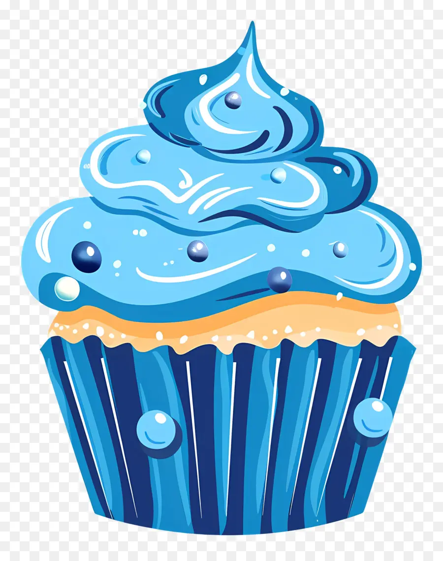 Cupcake，Bleu Cupcake PNG