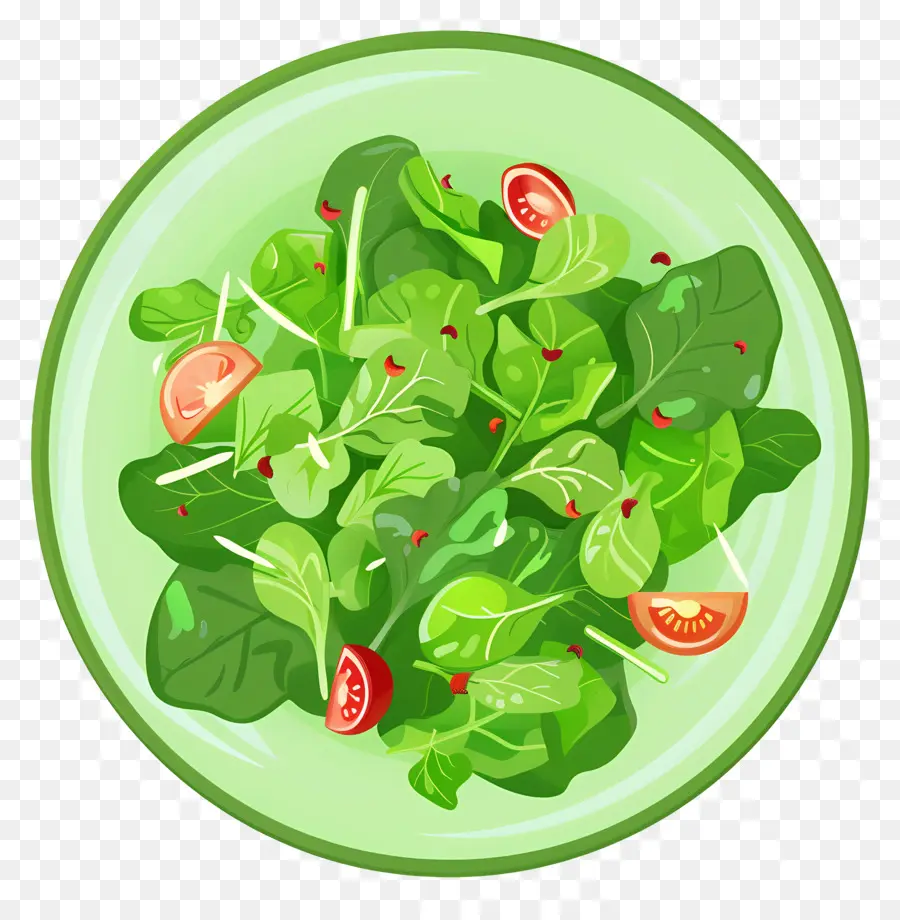 Salade Verte，Salade D'épinards PNG