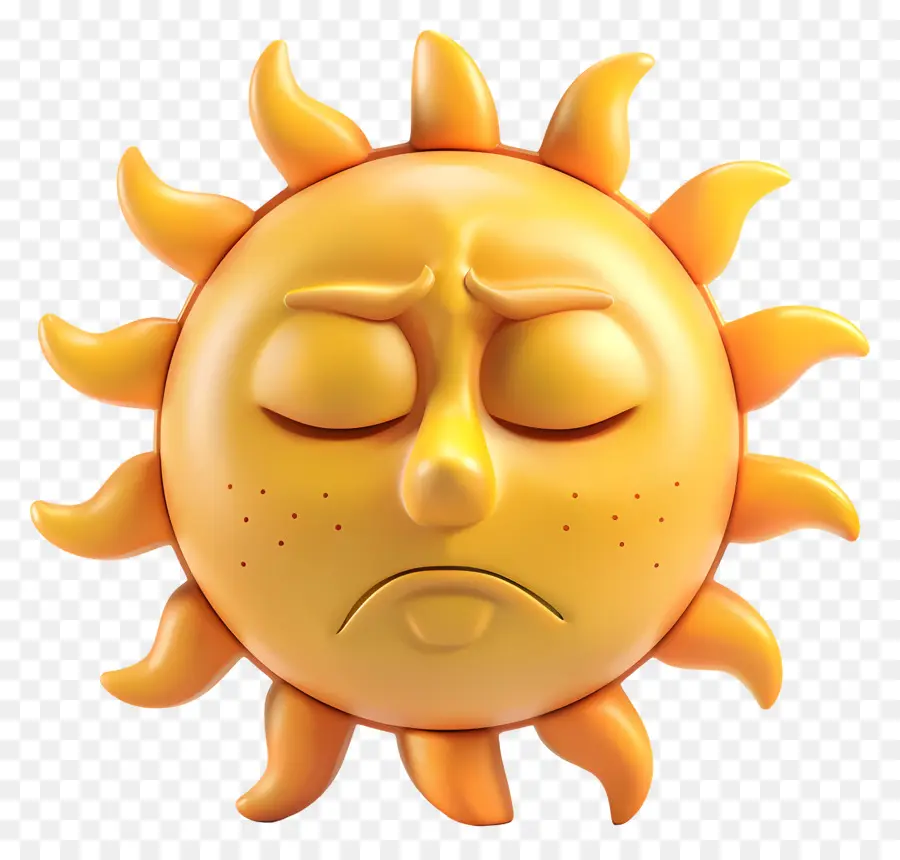 Face Au Soleil，Emoji PNG