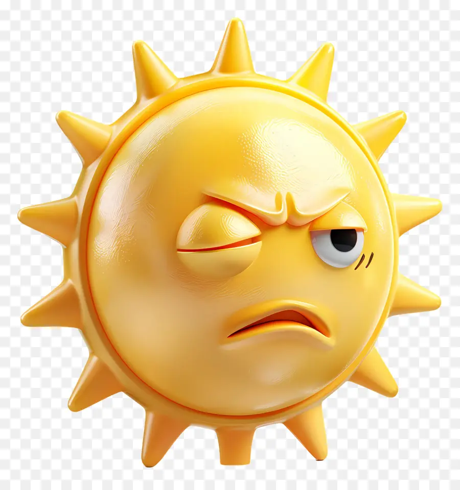 Face Au Soleil，Emoji PNG