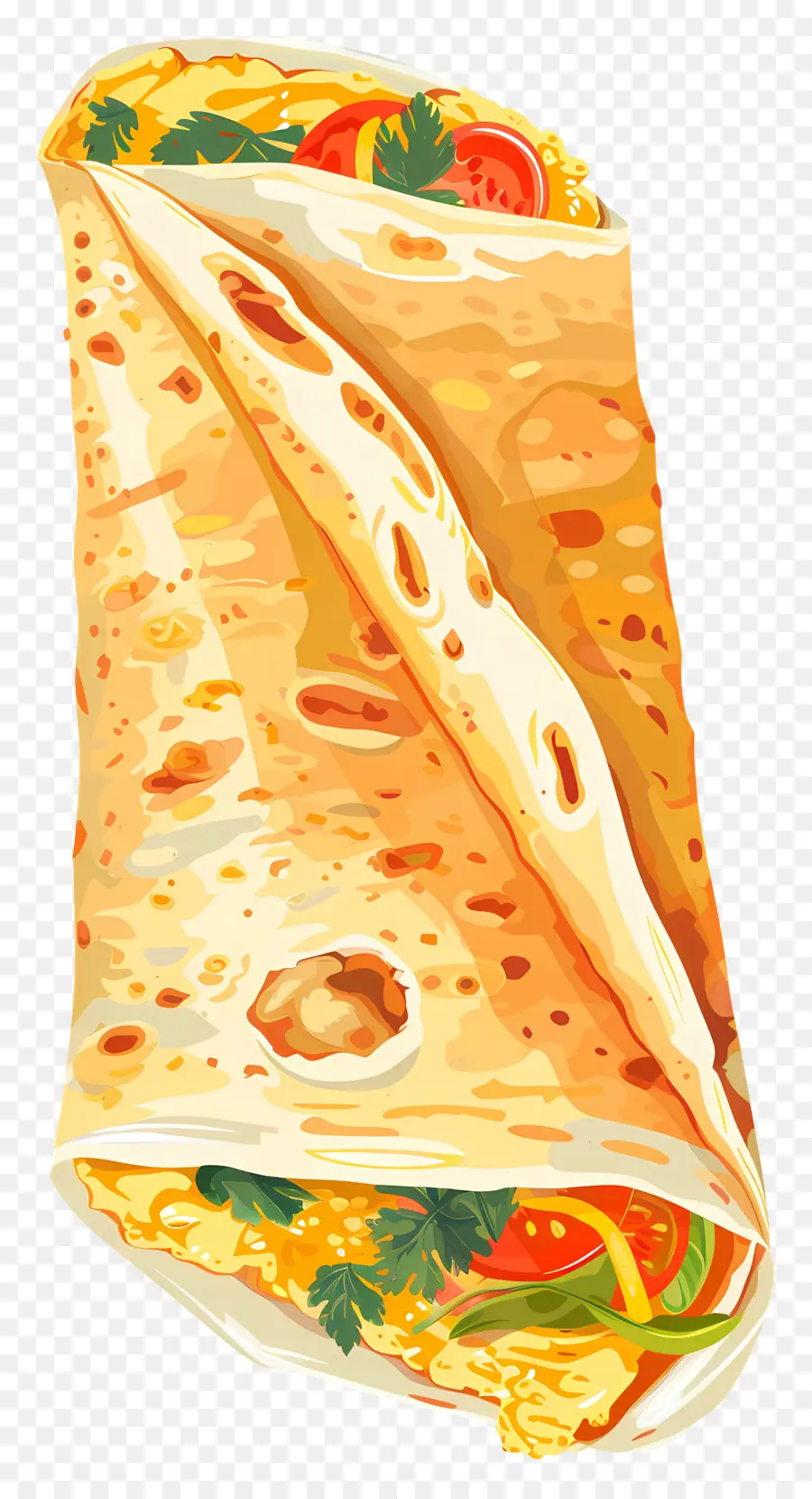 Dosa，Enveloppement De Tortilla PNG