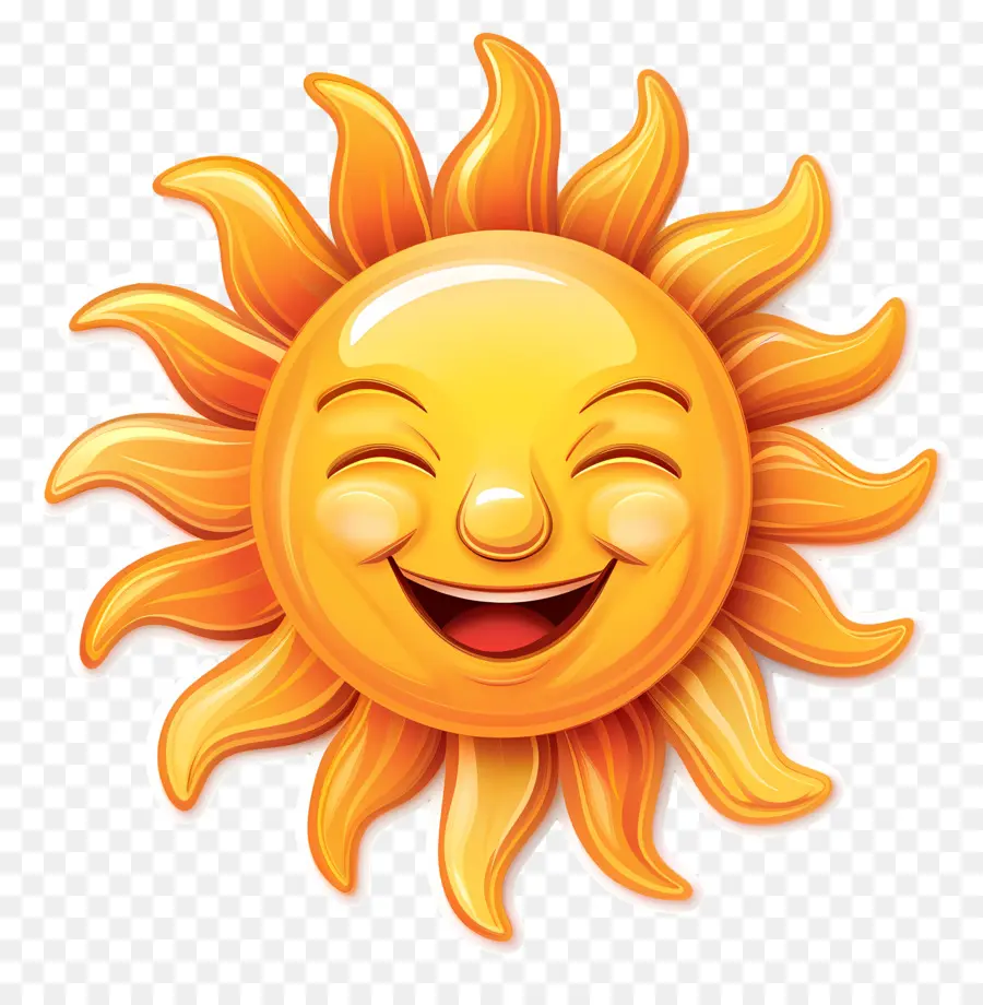 Face Au Soleil，Emoji PNG