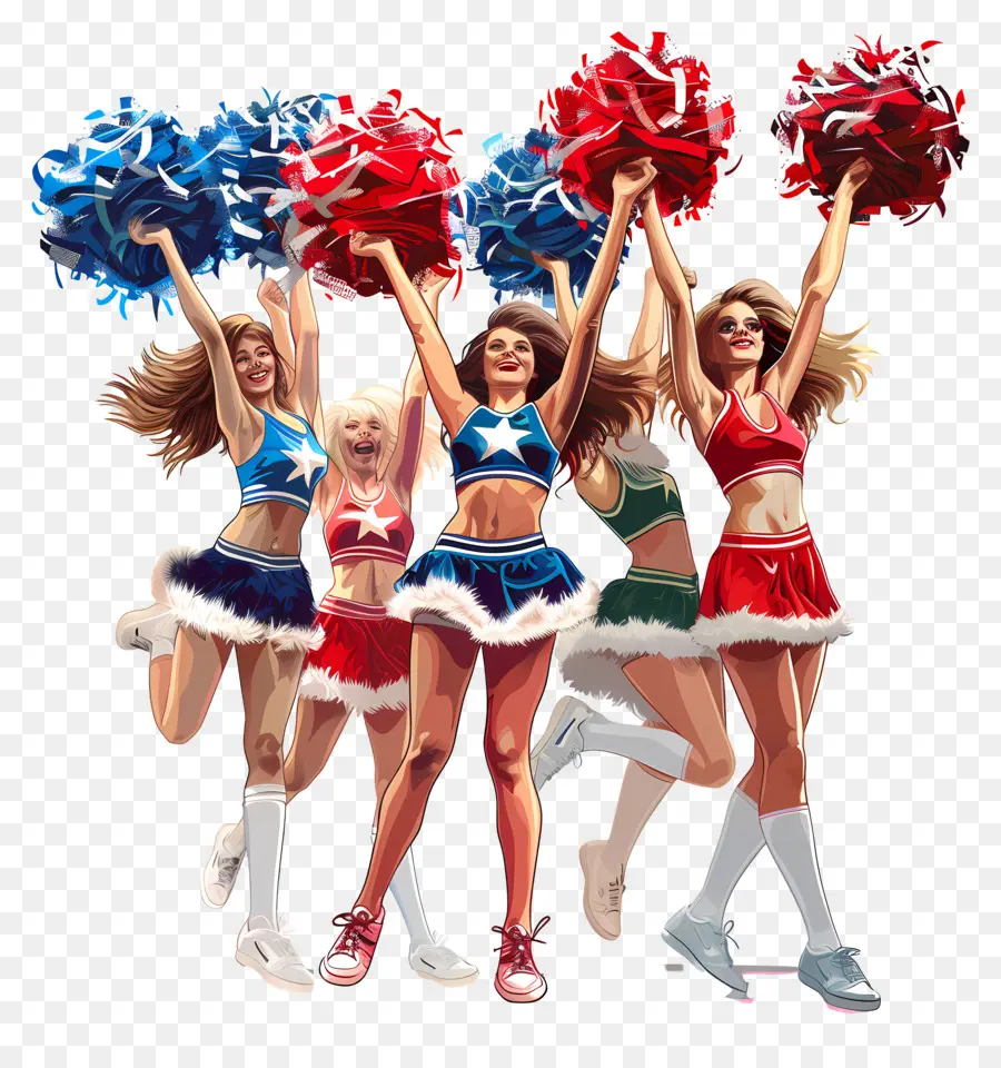 Les Pom Pom Girls，Rouge PNG