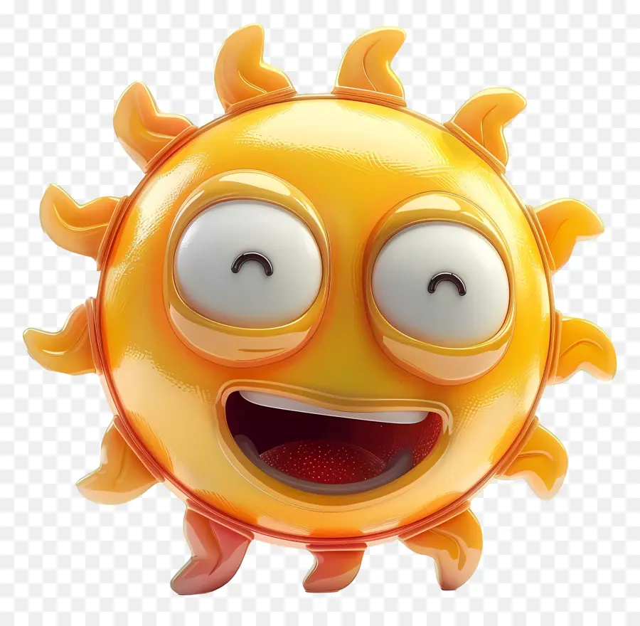 Face Au Soleil，Emoji PNG