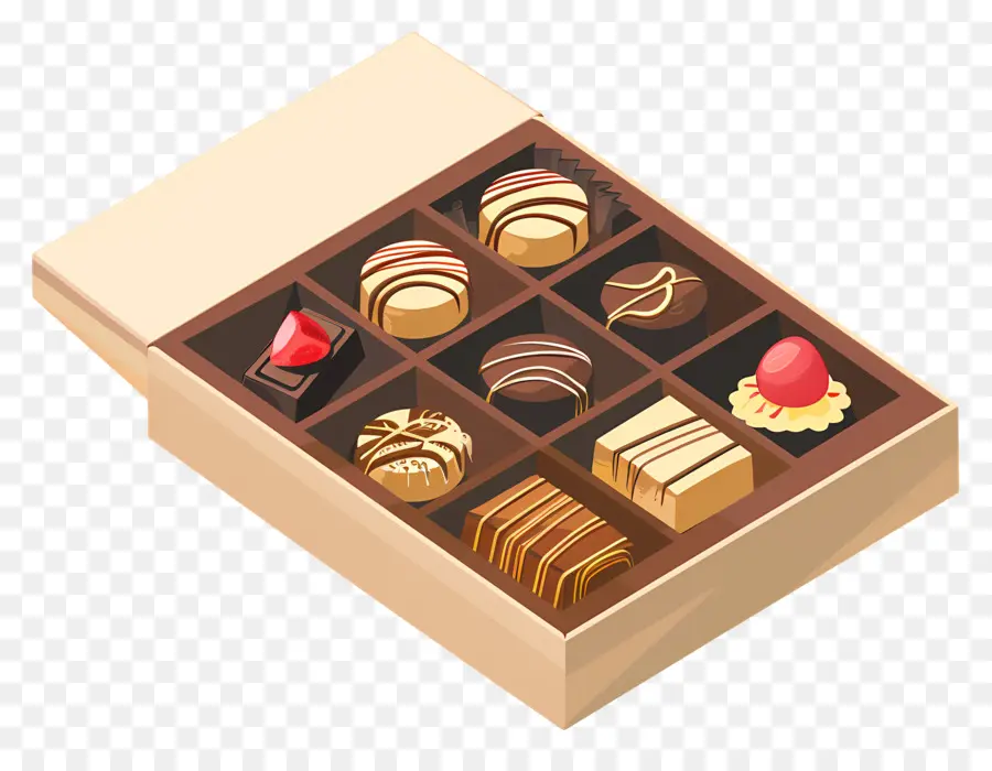 Boîte De Chocolat，Chocolat PNG
