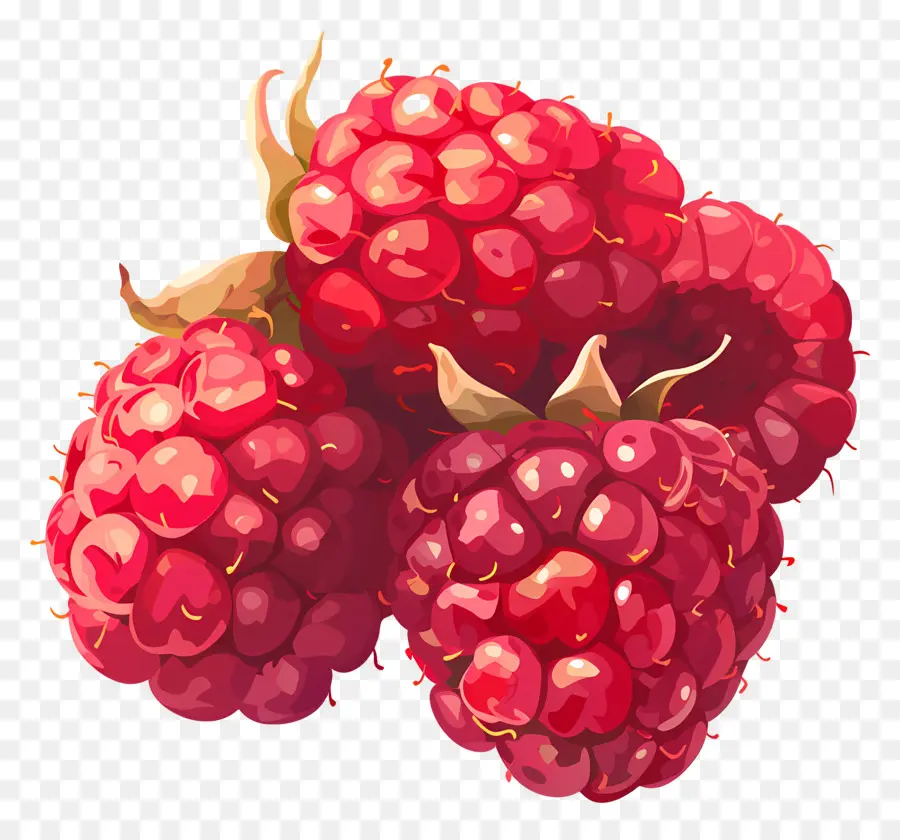 Framboises，Framboises Rouges PNG