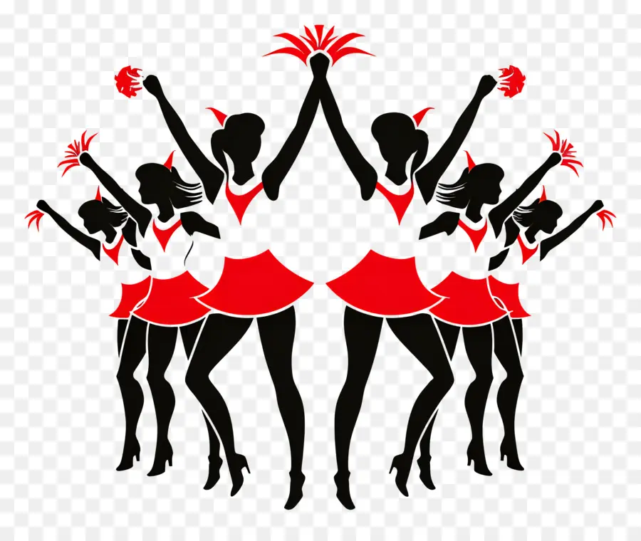 Les Pom Pom Girls，Danseurs PNG