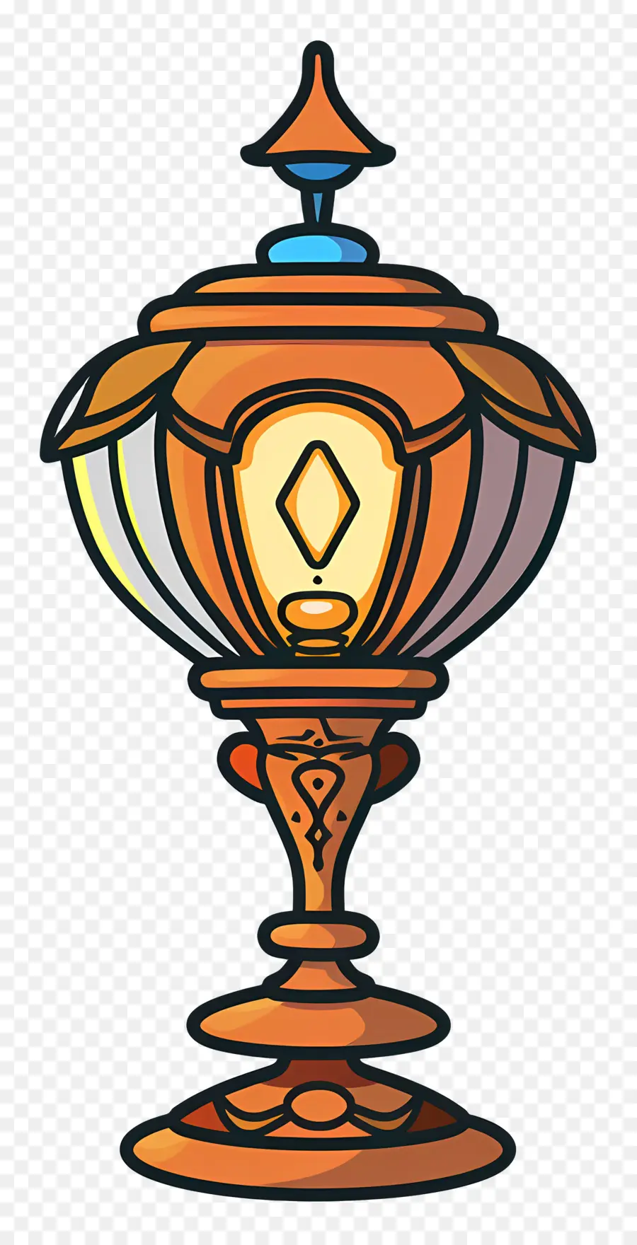 Islamique De La Lampe，Vintage Lampe PNG
