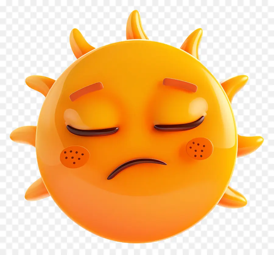 Face Au Soleil，Emoji PNG