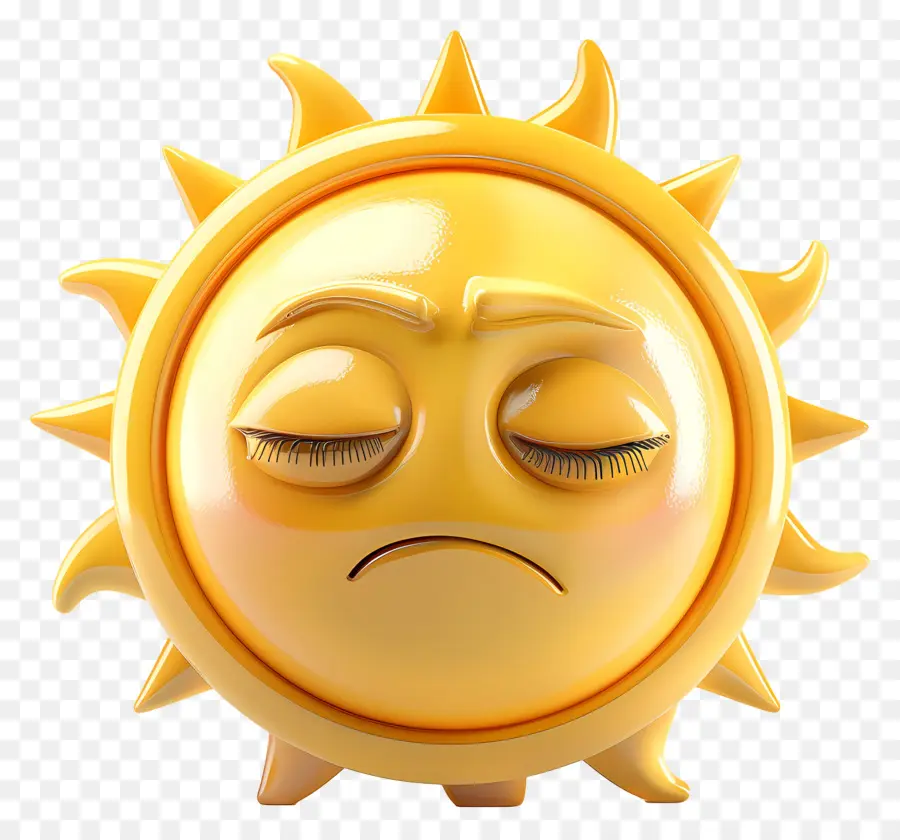 Face Au Soleil，Emoji PNG
