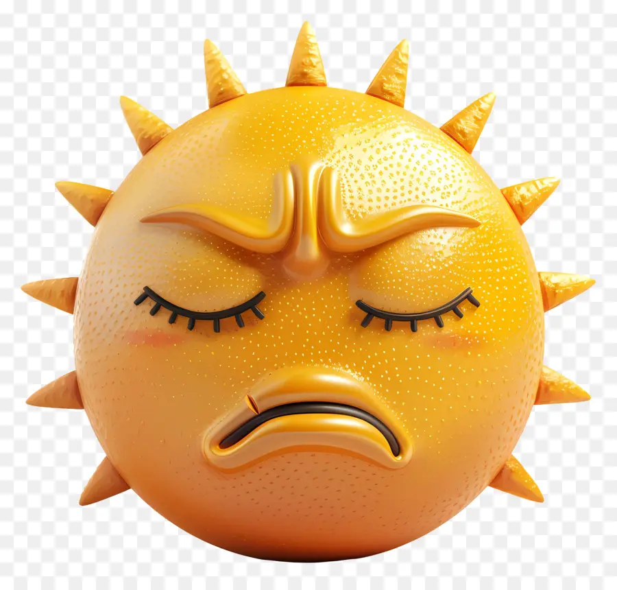 Face Au Soleil，Emoji PNG