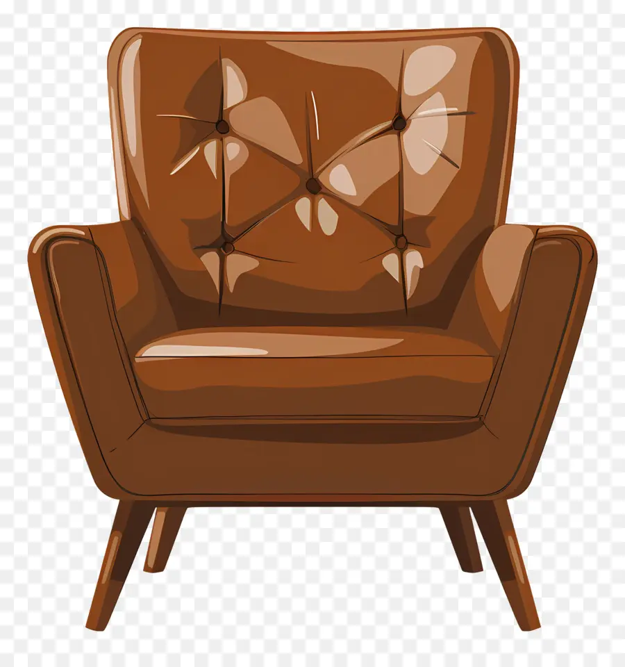 Fauteuil，Chaise En Cuir PNG