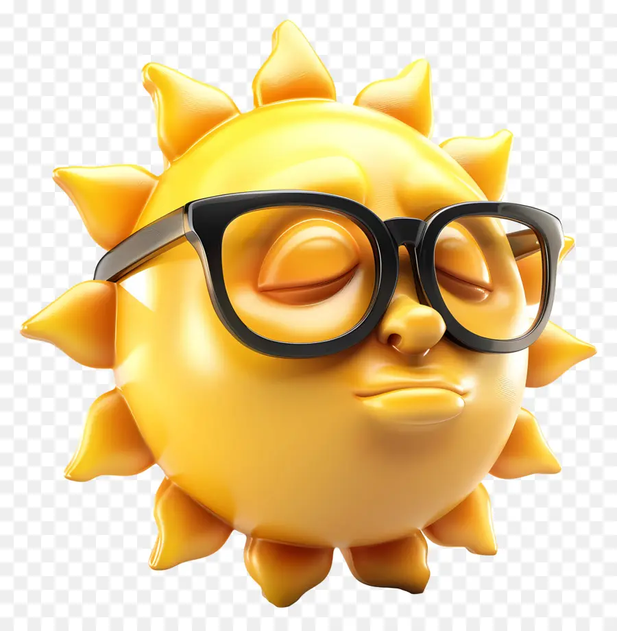 Face Au Soleil，Emoji PNG