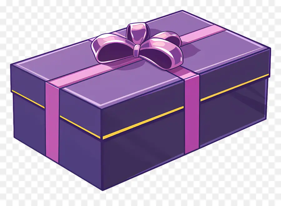 Boîte Cadeau，Violet Boîte Cadeau PNG