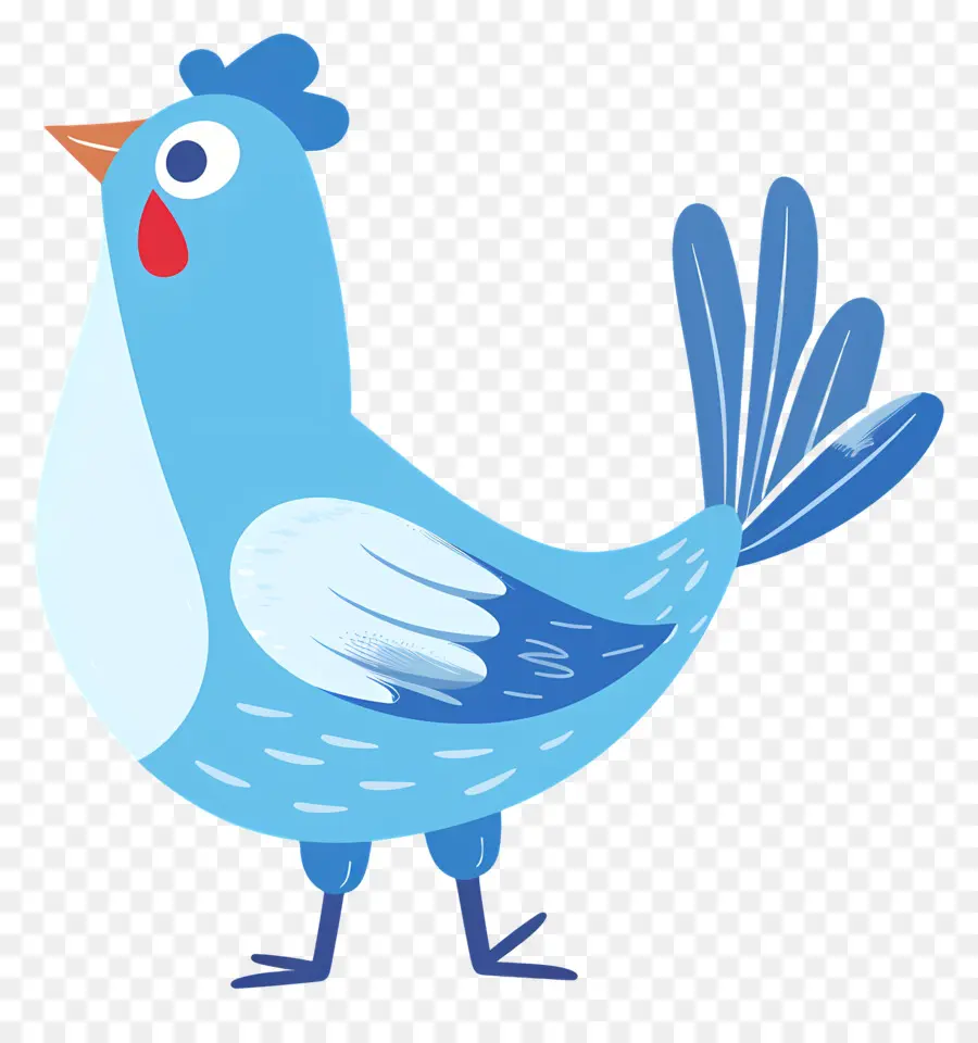 Poule，L'oiseau Bleu PNG