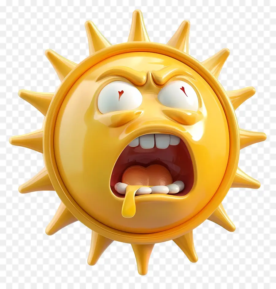 Face Au Soleil，Emoji PNG