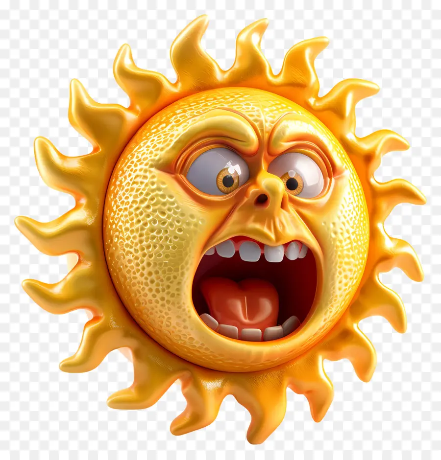 Face Au Soleil，Emoji PNG