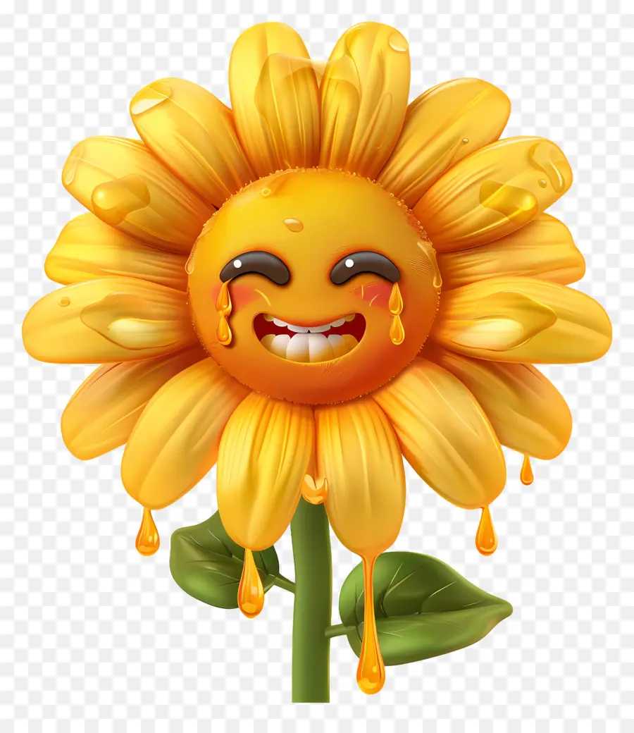 Fleur，Tournesol Qui Pleure PNG