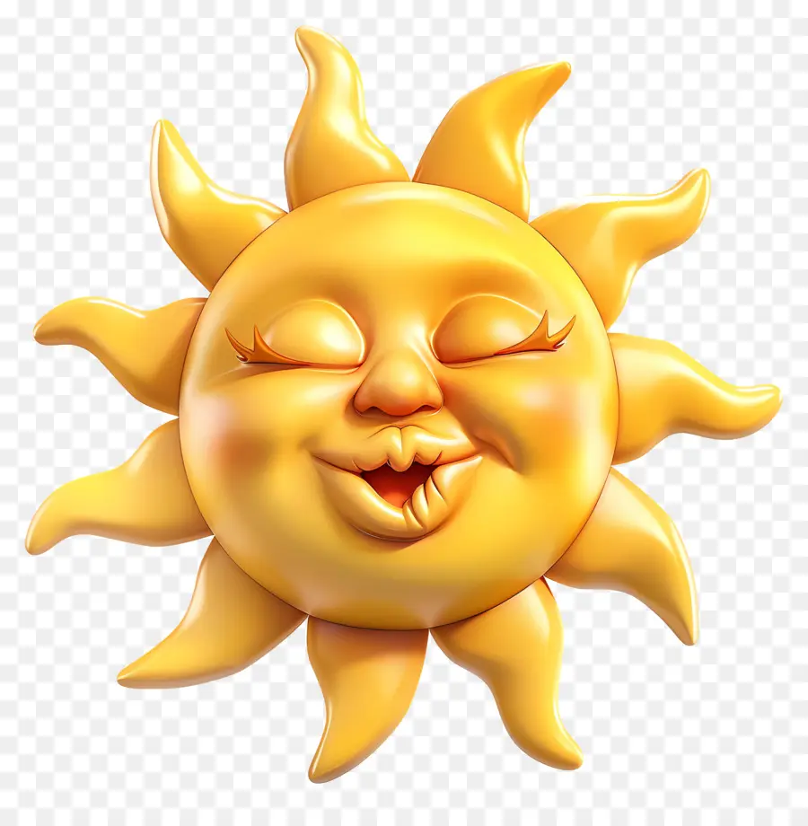Face Au Soleil，Emoji PNG