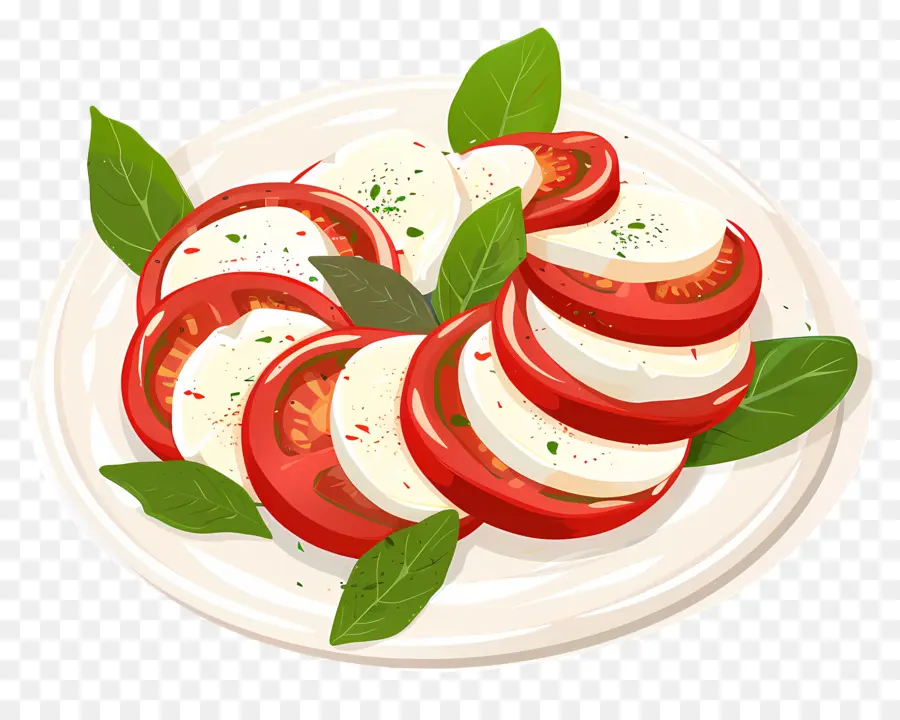 Salade Caprese，Tomate Cerise PNG