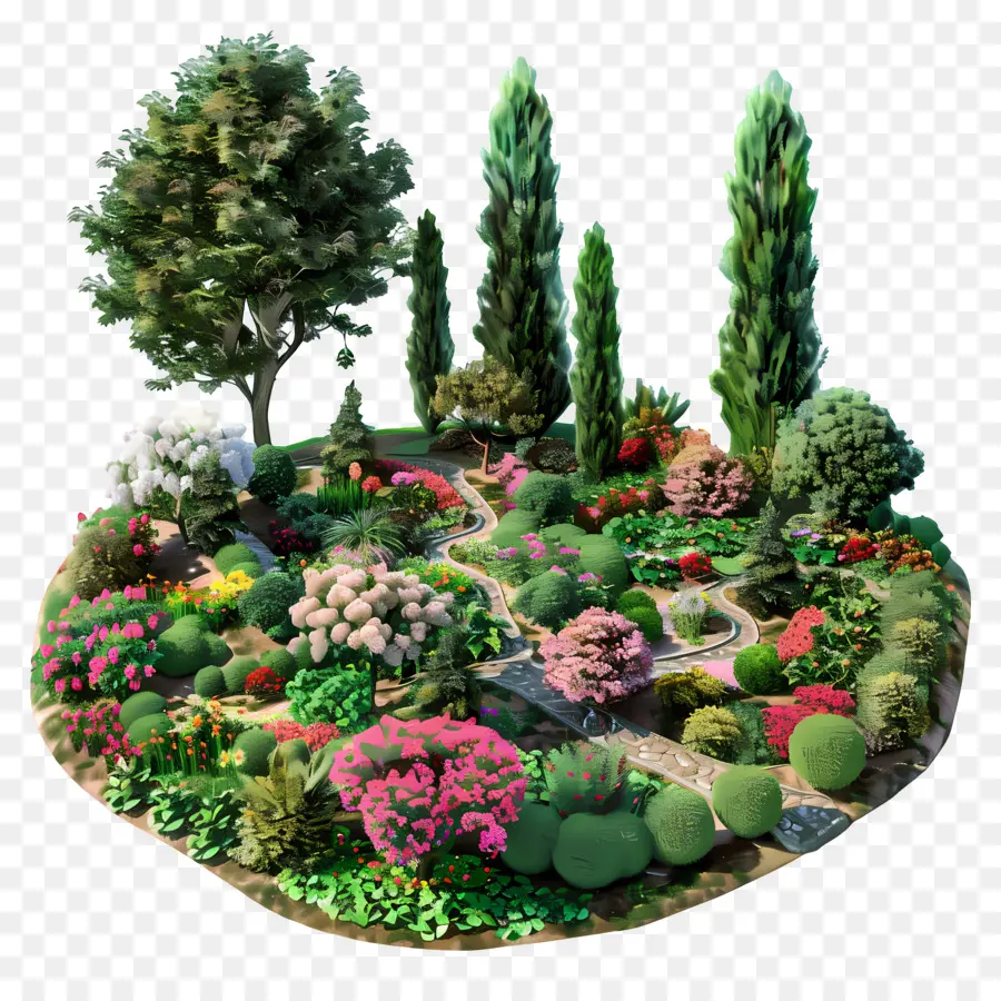 Jardin Anglais，Allée De Jardin PNG