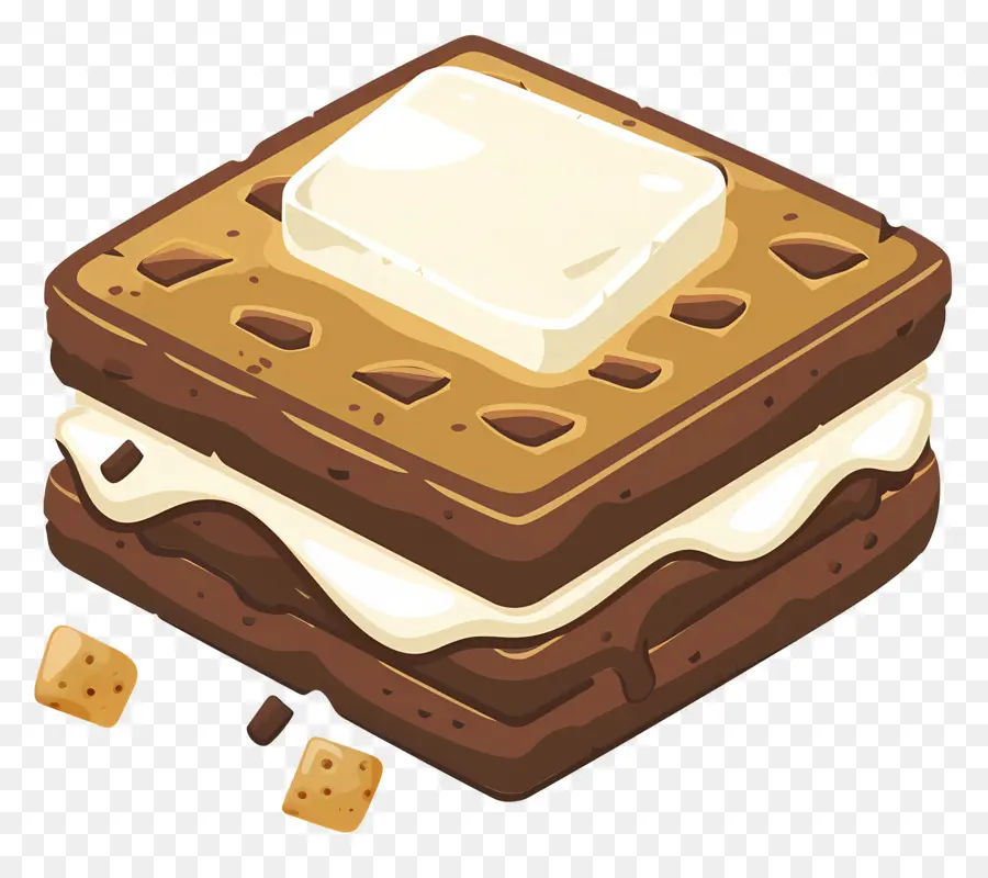 Smore，Chocolat Sandwich PNG