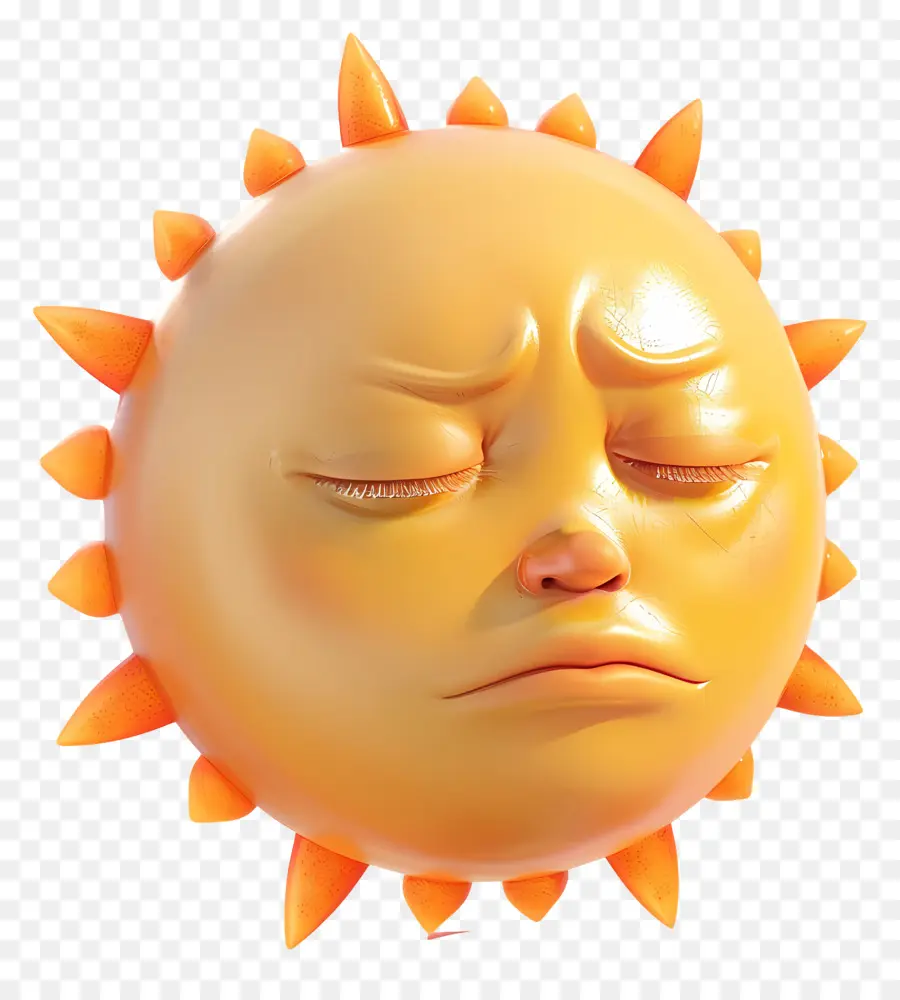 Face Au Soleil，Emoji PNG