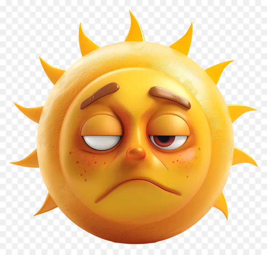 Face Au Soleil，Emoji PNG