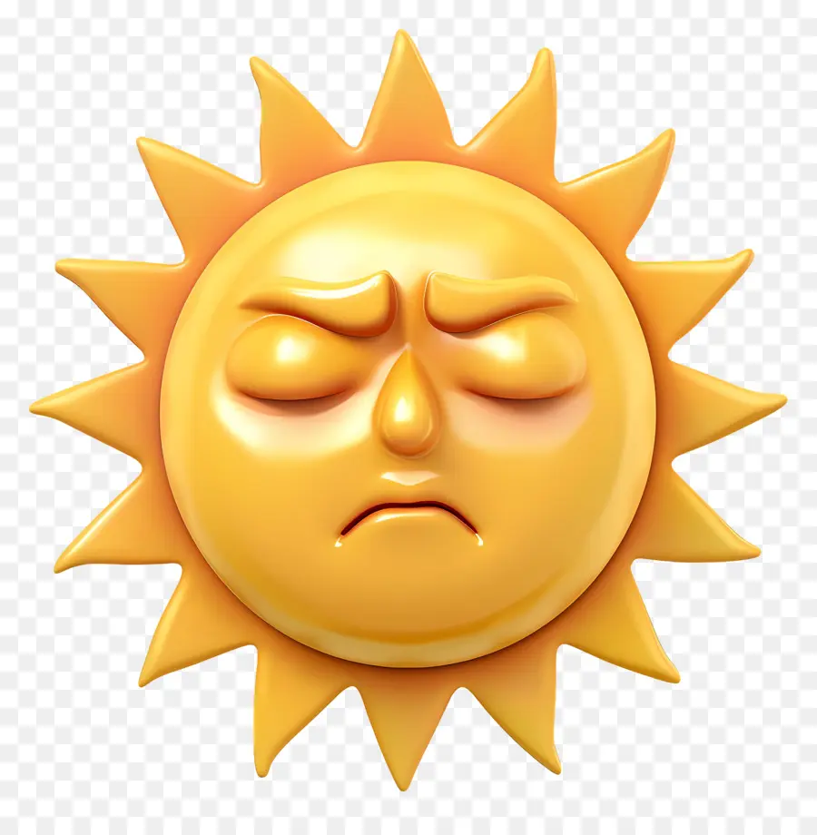 Face Au Soleil，Emoji PNG