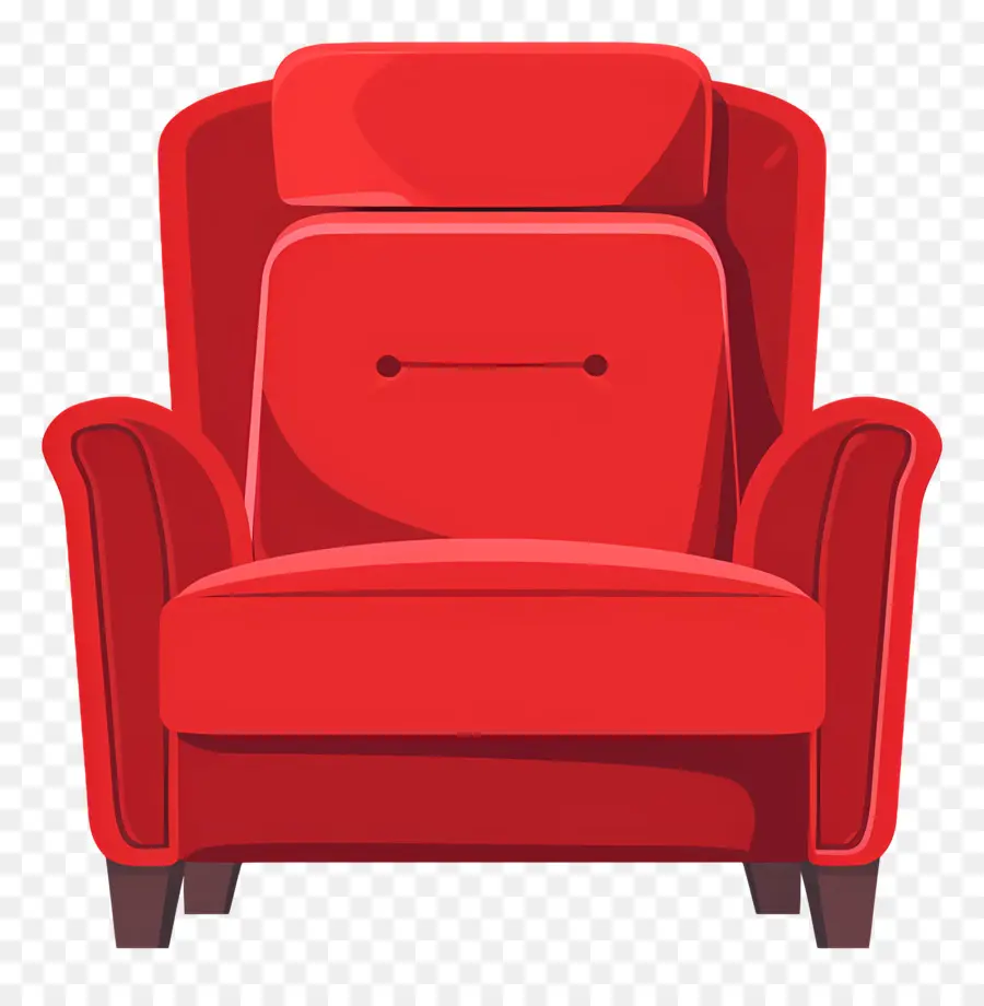 Fauteuil，Fauteuil En Cuir Rouge PNG