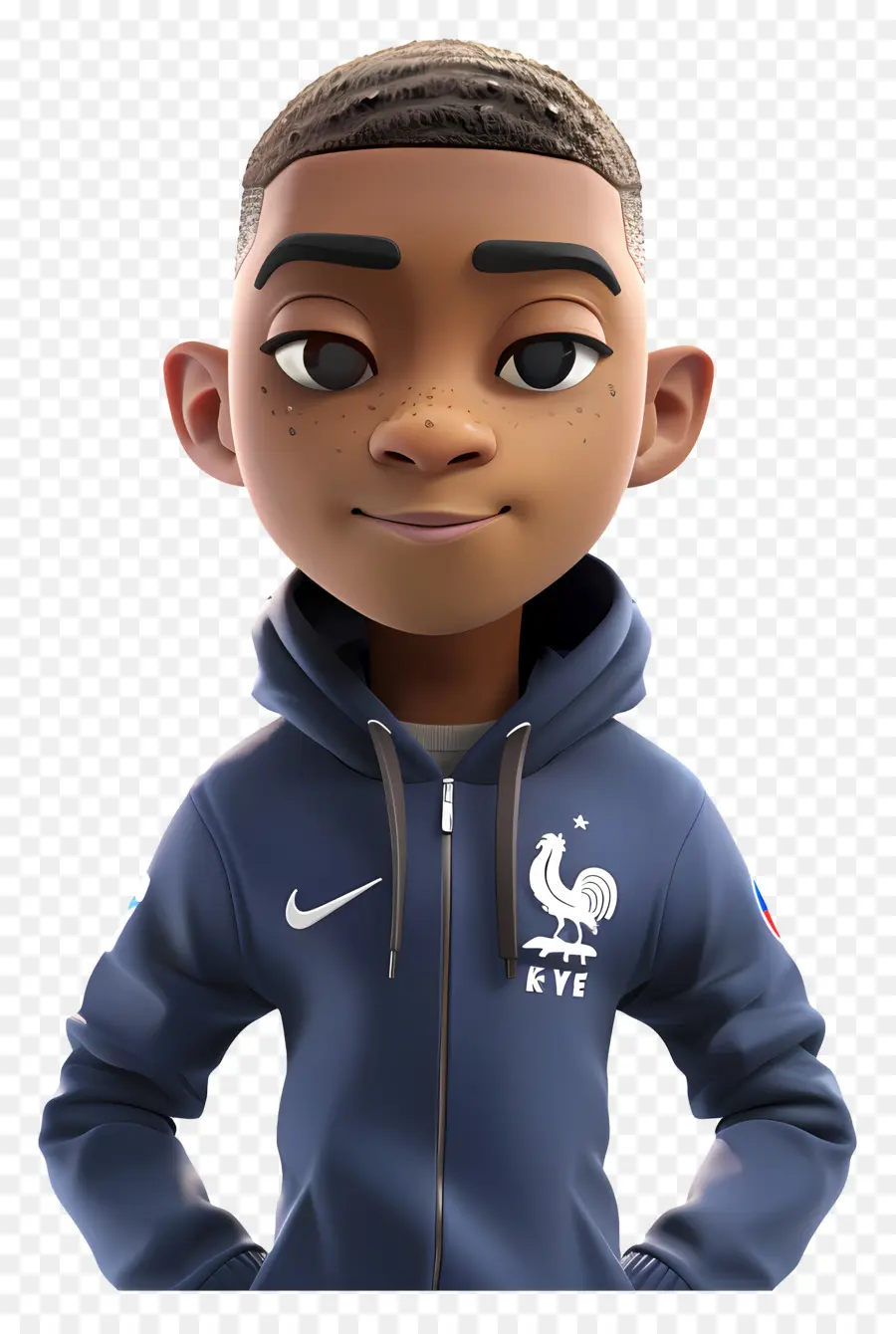 Kylian Mbappé，Conception Des Personnages PNG