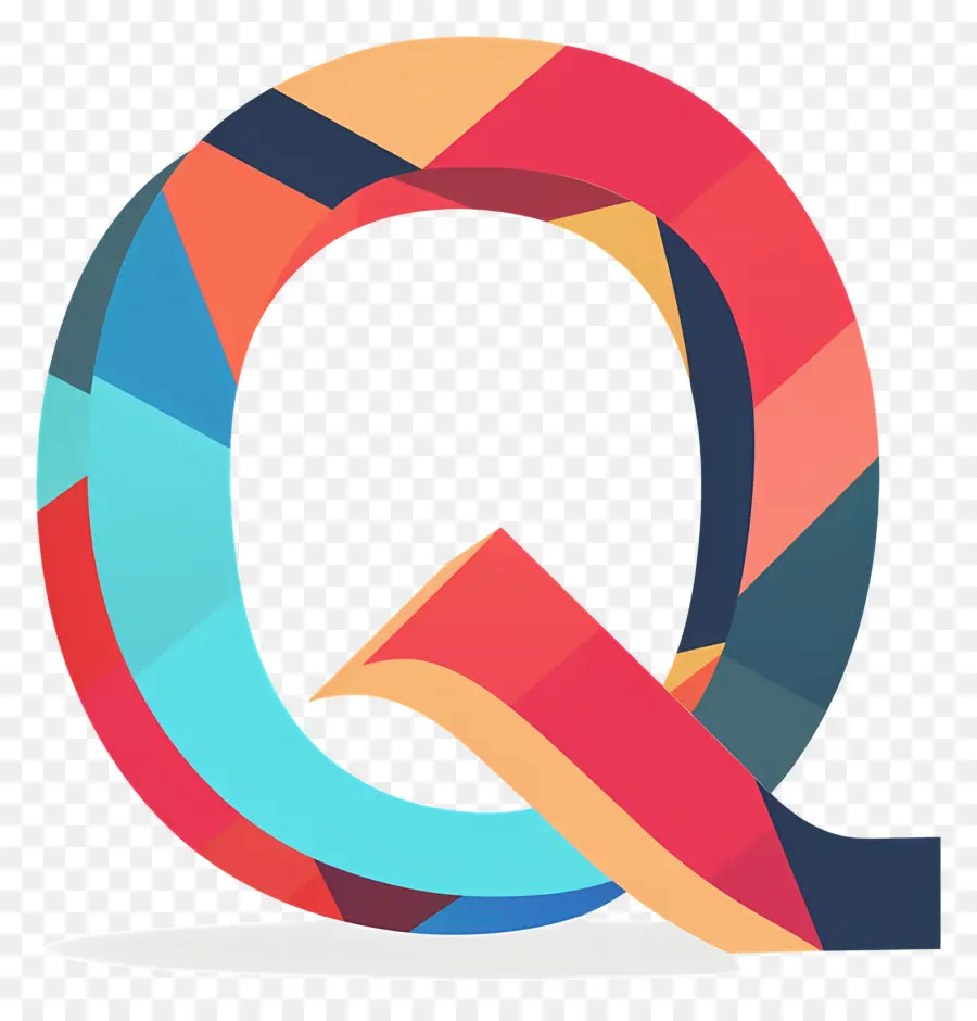 Lettre Q，Design à Motifs PNG