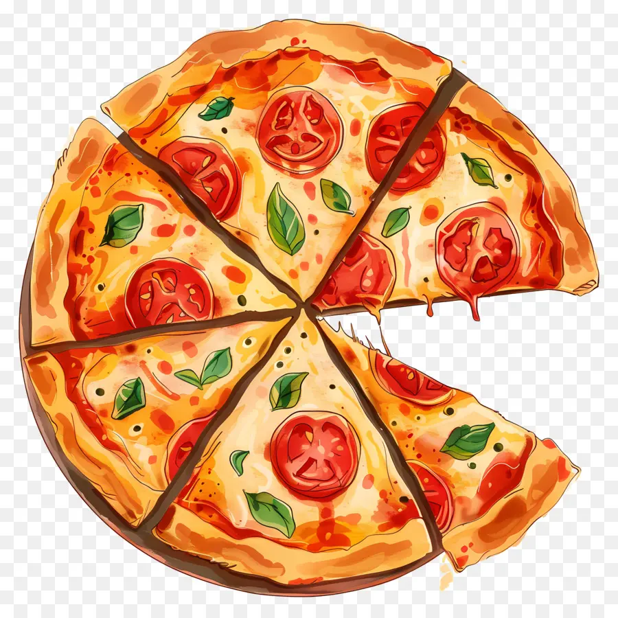 Pizza，La Nourriture PNG