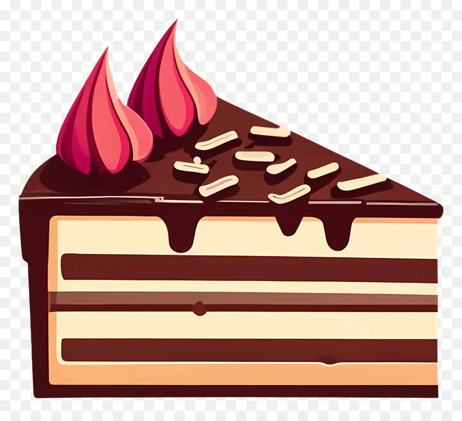 Gâteau Au Chocolat，Dessert PNG