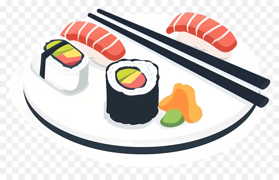 Sushi，Plaque PNG