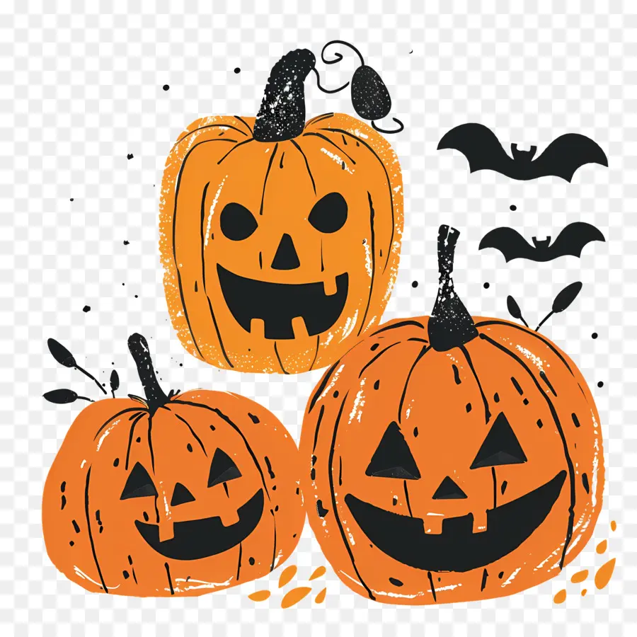 Citrouilles D'halloween，Citrouilles PNG