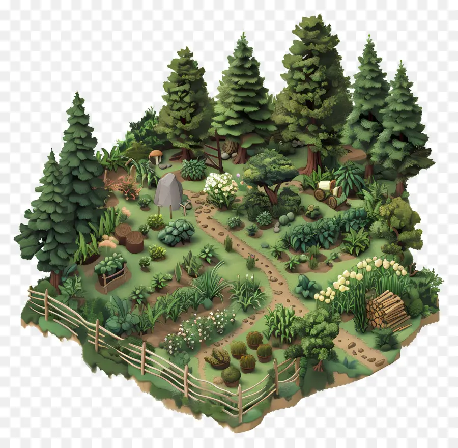 Jardin De Permaculture，Petit Jardin PNG