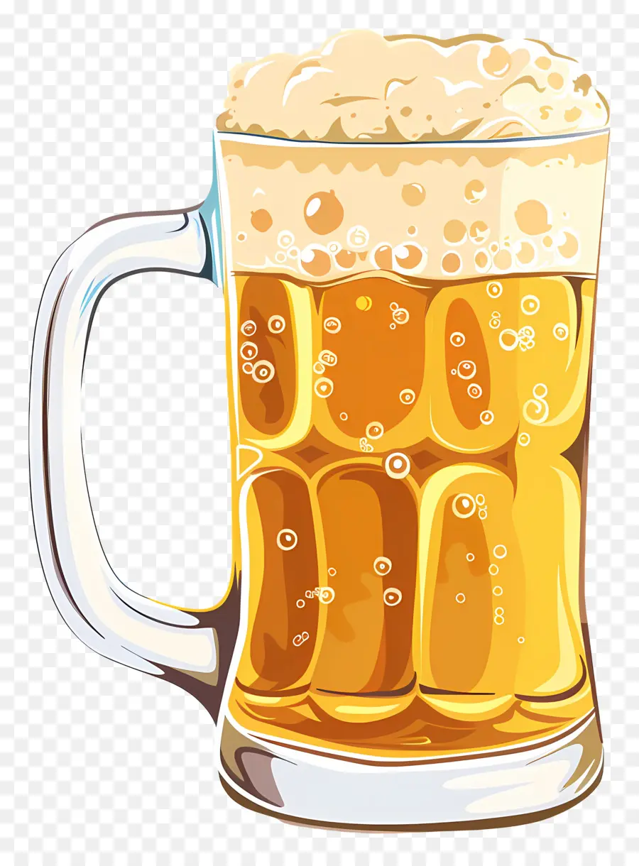 La Bière，Mug En Verre PNG